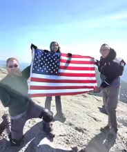 Flag on Marcy